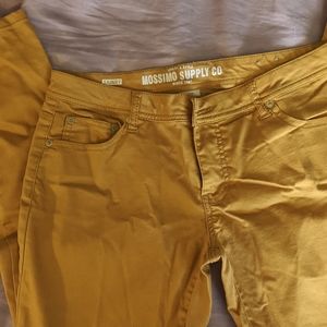 Mossimo Supply Co Mustard Pants/Jegging